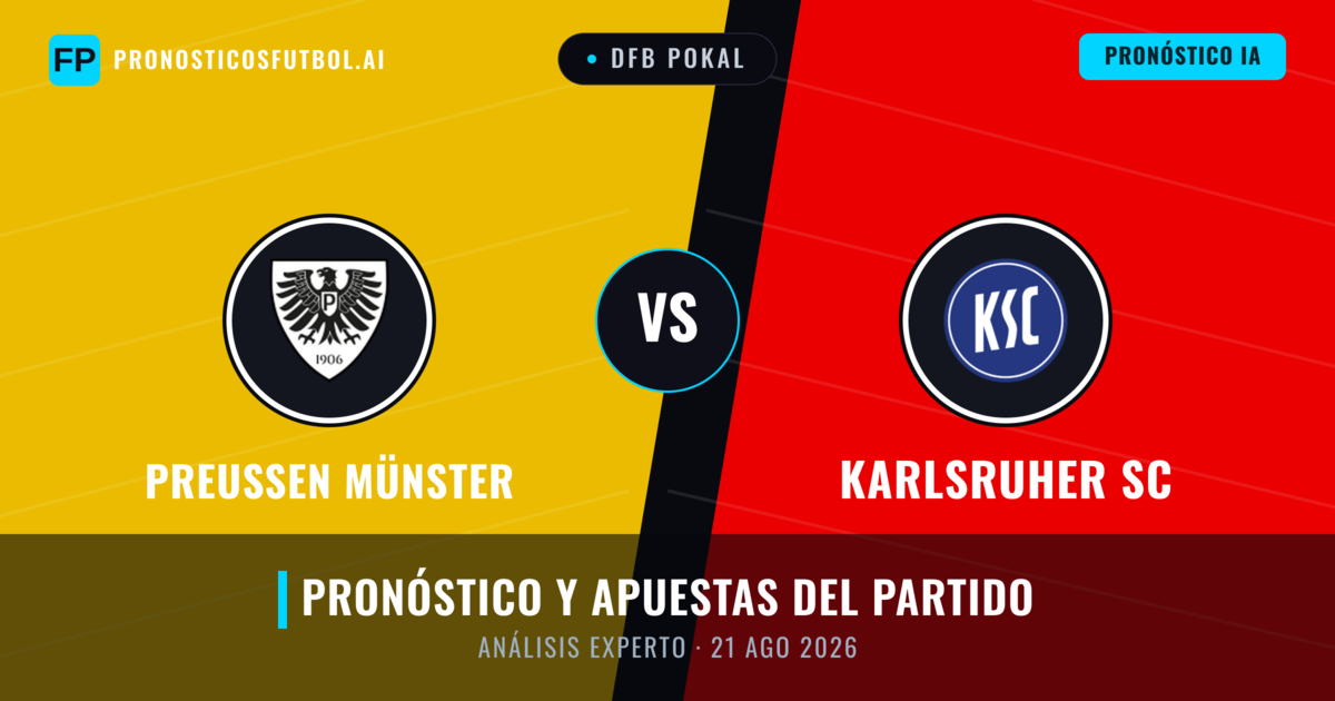 Preußen Münster vs Karlsruher SC — pronóstico y previa del partido