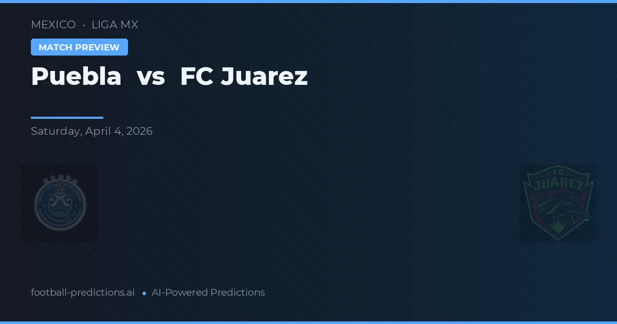 Puebla vs FC Juárez — pronóstico y previa del partido