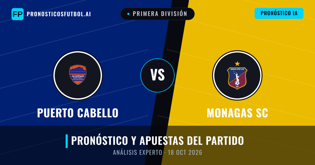 Puerto Cabello vs Monagas SC — pronóstico y previa del partido