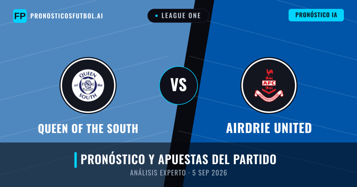 Queen of the South vs Airdrie United — pronóstico y previa del partido