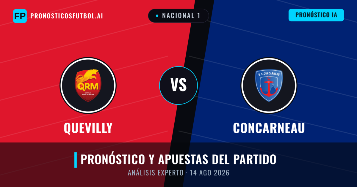 Quevilly vs Concarneau — pronóstico y previa del partido