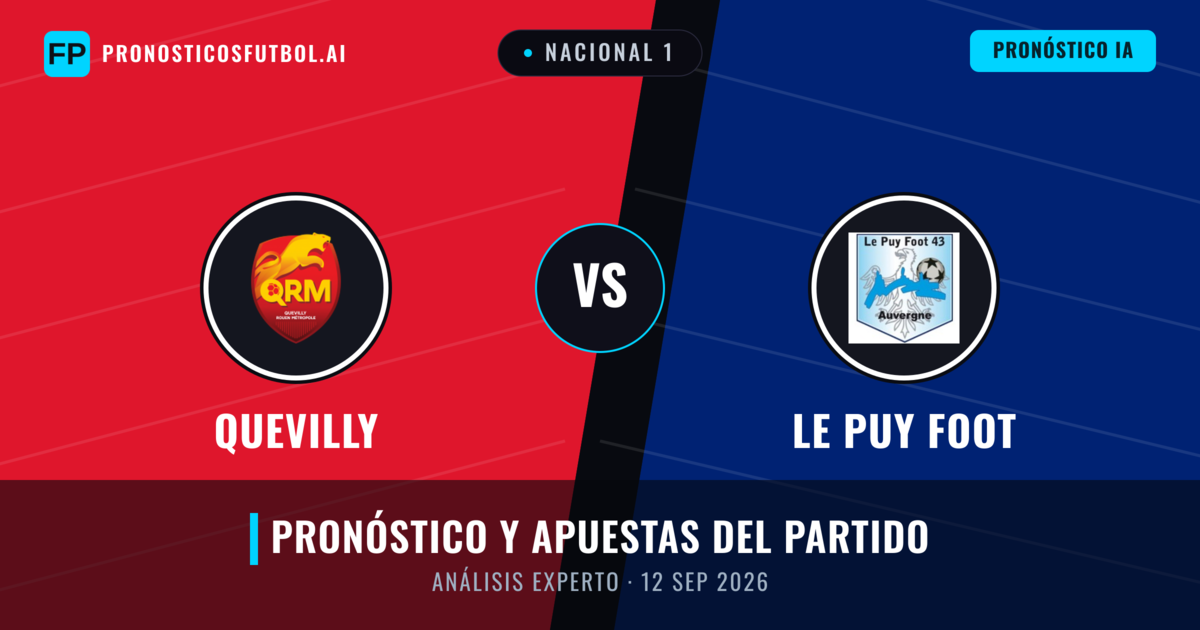 Quevilly vs Le Puy Foot — pronóstico y previa del partido