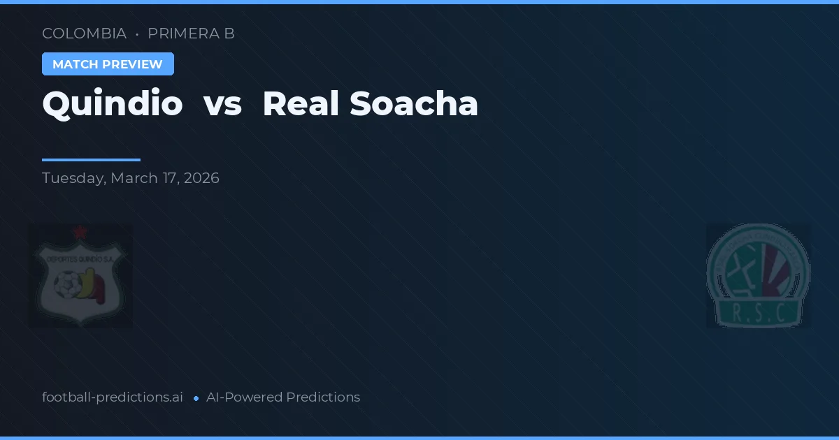 Quindío vs Real Soacha — pronóstico y previa del partido