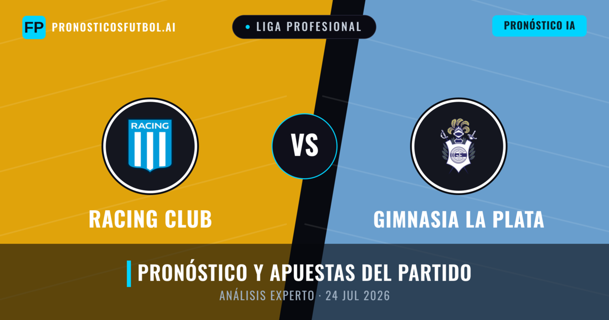 Racing Club vs Gimnasia La Plata — pronóstico y previa del partido