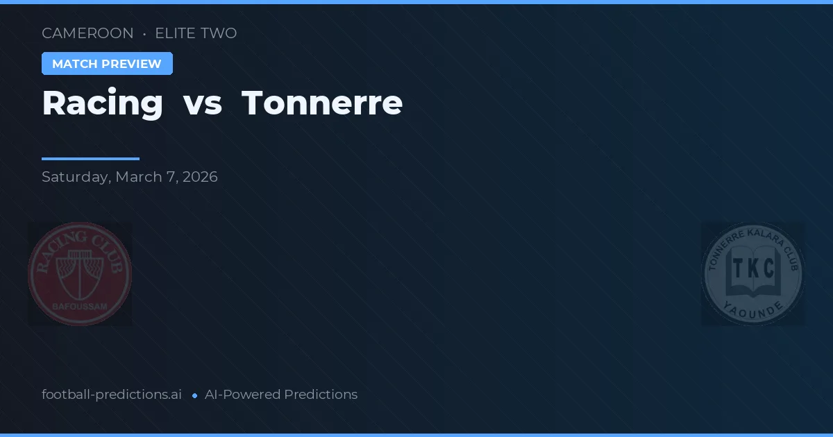 Racing vs Tonnerre — pronóstico y previa del partido