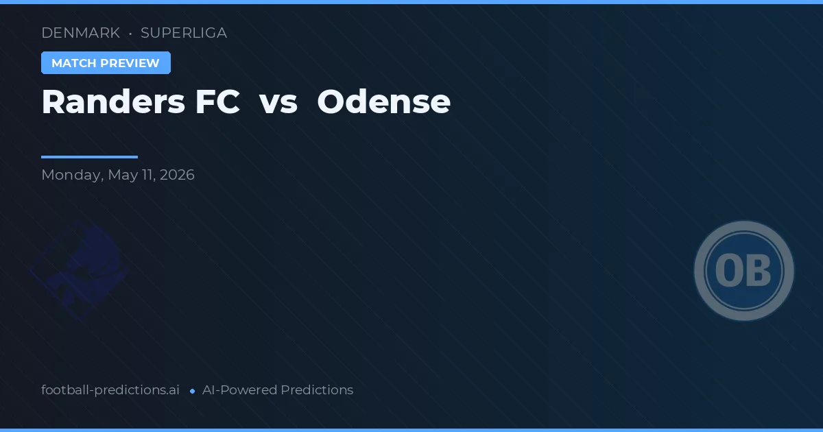 Randers FC vs Odense — pronóstico y previa del partido