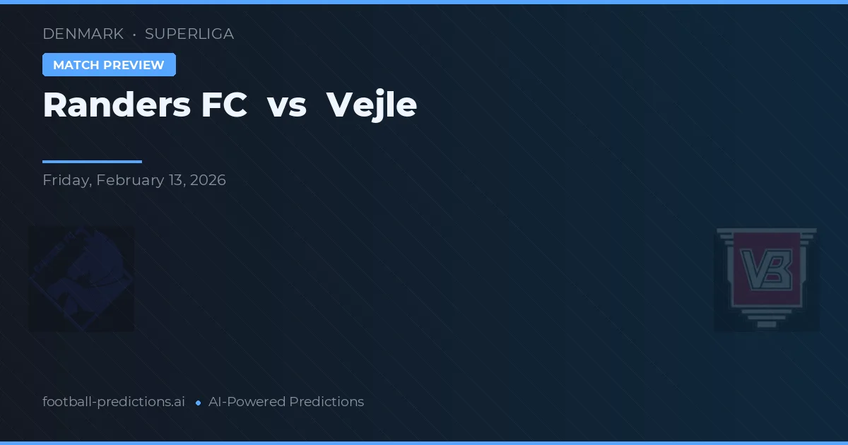 Randers FC vs Vejle — pronóstico y previa del partido