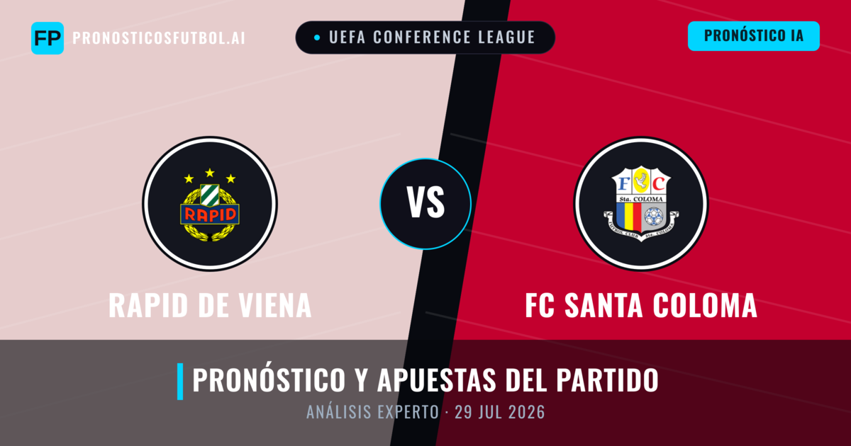 Rapid de Viena vs FC Santa Coloma — pronóstico y previa del partido