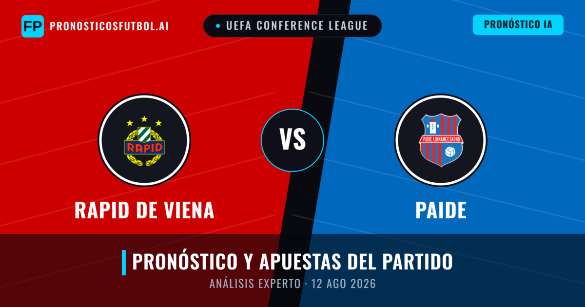 Rapid de Viena vs Paide — pronóstico y previa del partido