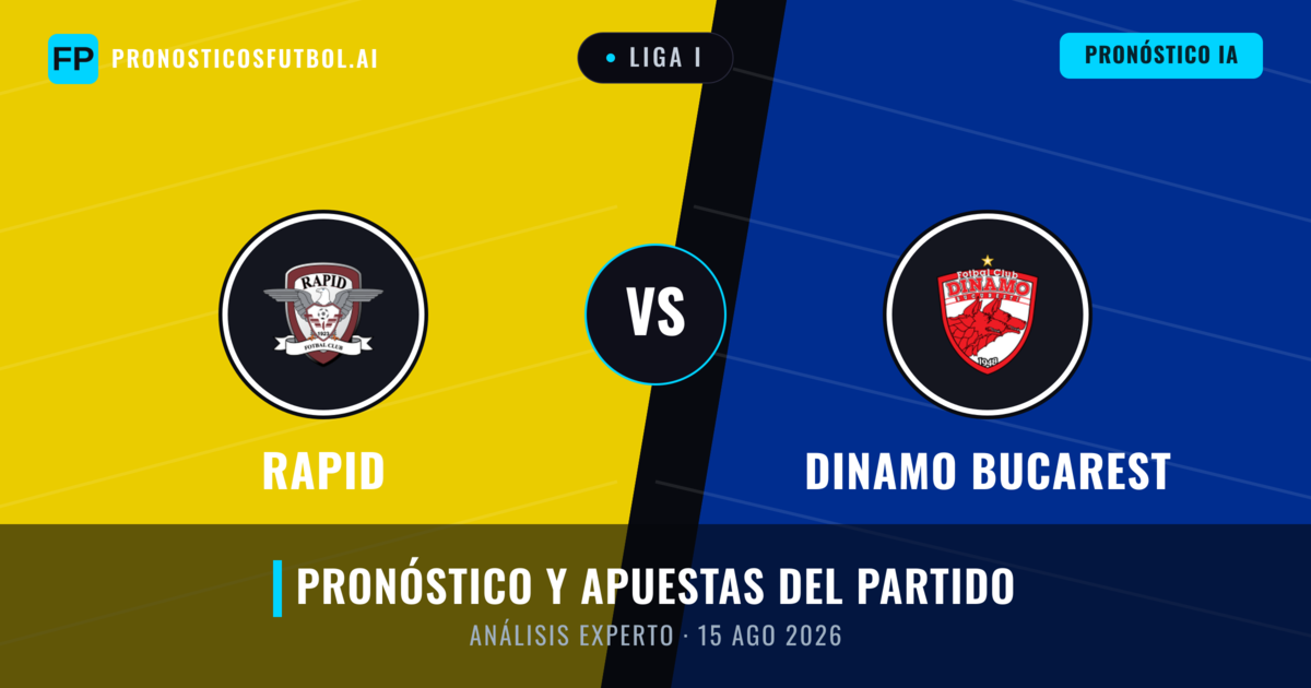 Rapid vs Dinamo Bucarest — pronóstico y previa del partido