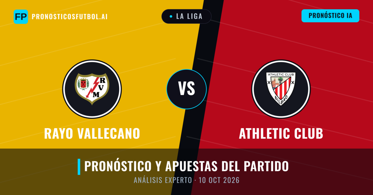 Rayo Vallecano vs Athletic Club — pronóstico y previa del partido