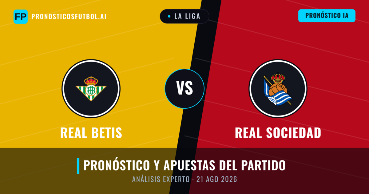 Real Betis vs Real Sociedad — pronóstico y previa del partido
