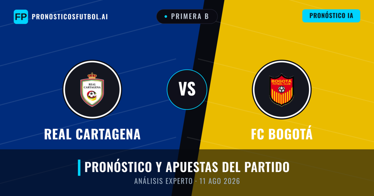 Real Cartagena vs FC Bogotá — pronóstico y previa del partido
