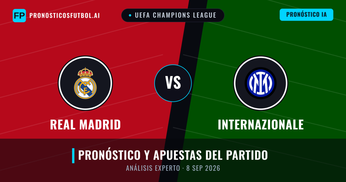 Real Madrid vs Internazionale — pronóstico y previa del partido