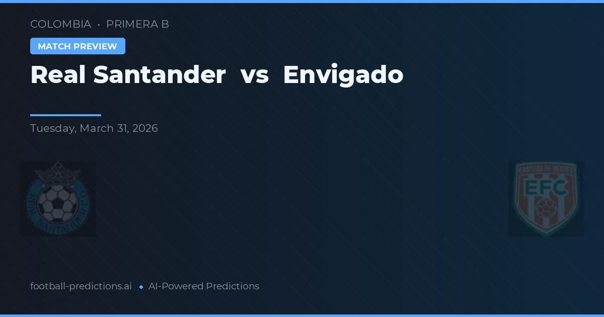 Real Santander vs Envigado — pronóstico y previa del partido
