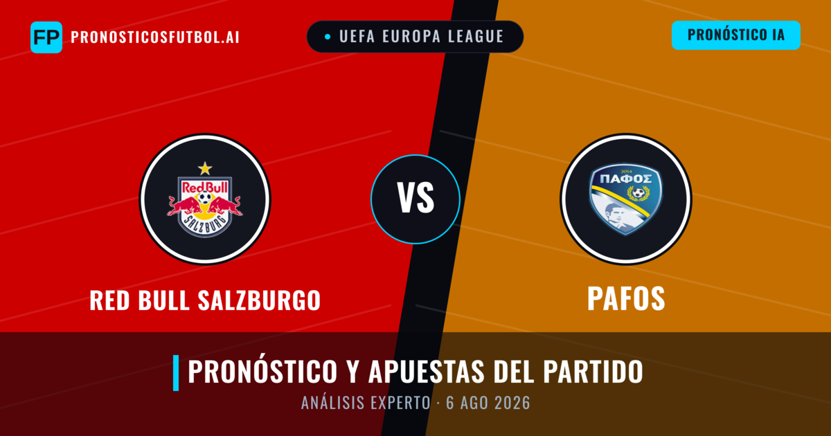 Red Bull Salzburgo vs Pafos — pronóstico y previa del partido