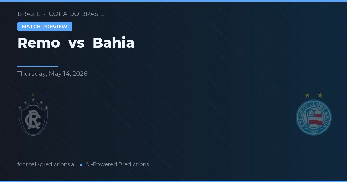 Remo vs Bahía — pronóstico y previa del partido