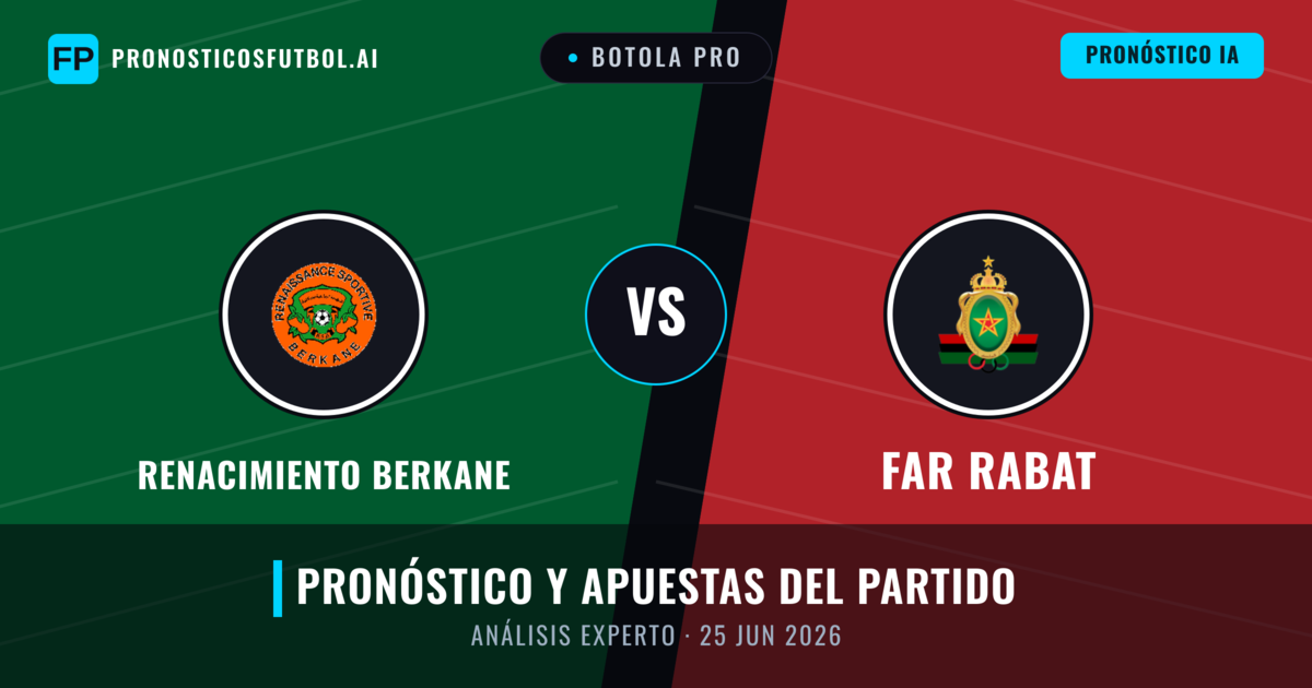 Renacimiento Berkane vs FAR Rabat — pronóstico y previa del partido