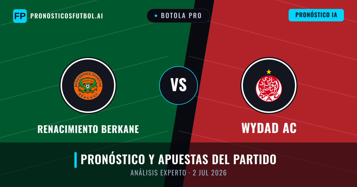 Renacimiento Berkane vs Wydad AC — pronóstico y previa del partido
