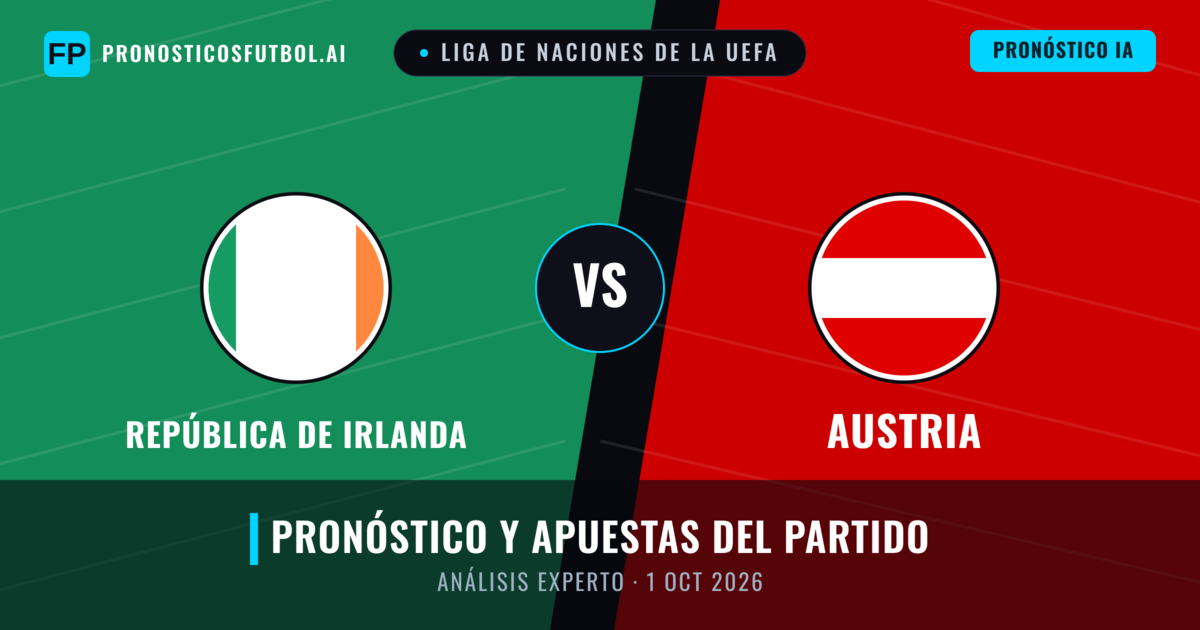 República de Irlanda vs Austria — pronóstico y previa del partido