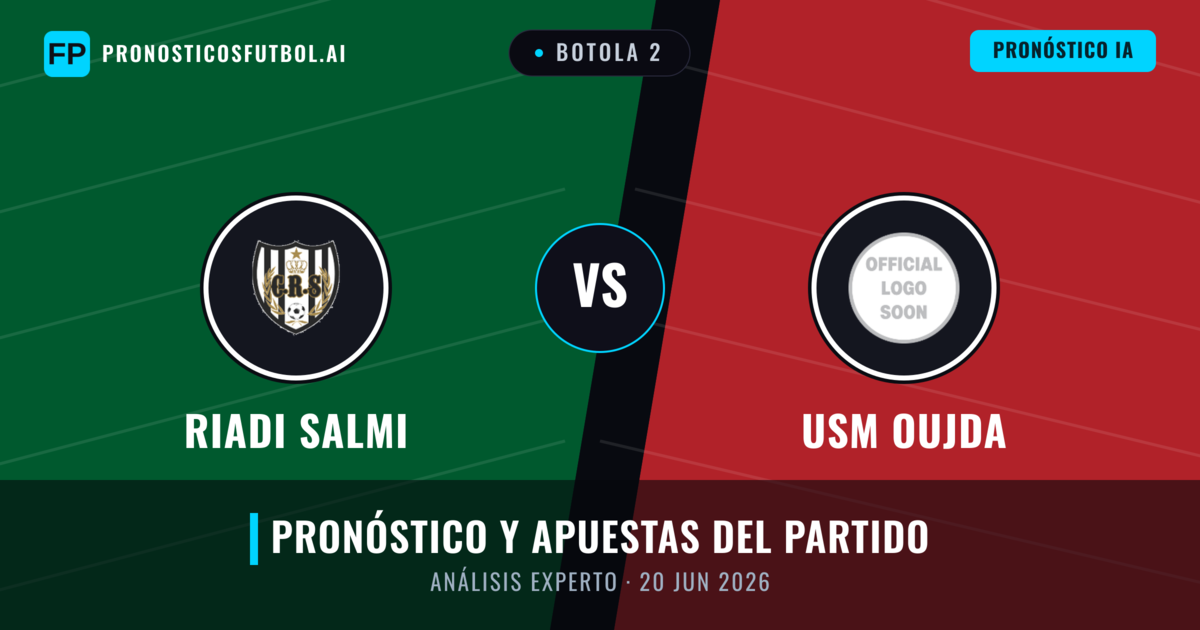 Riadi Salmi vs USM Oujda — pronóstico y previa del partido