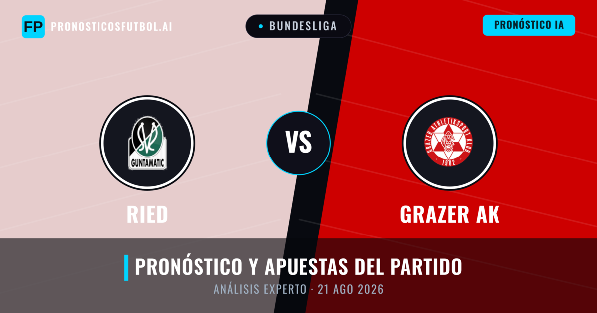 Ried vs Grazer AK — pronóstico y previa del partido