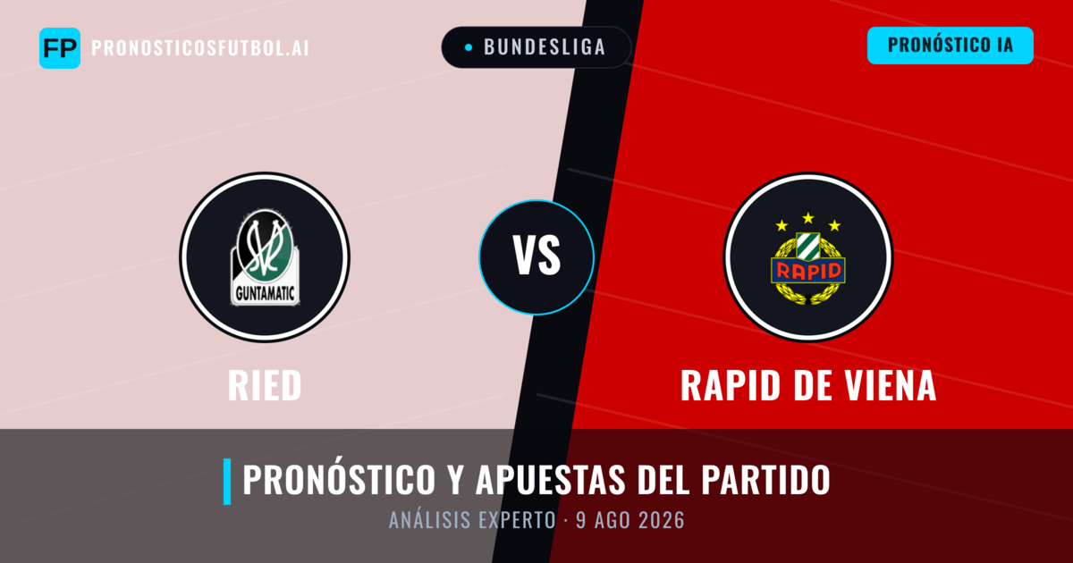 Ried vs Rapid de Viena — pronóstico y previa del partido