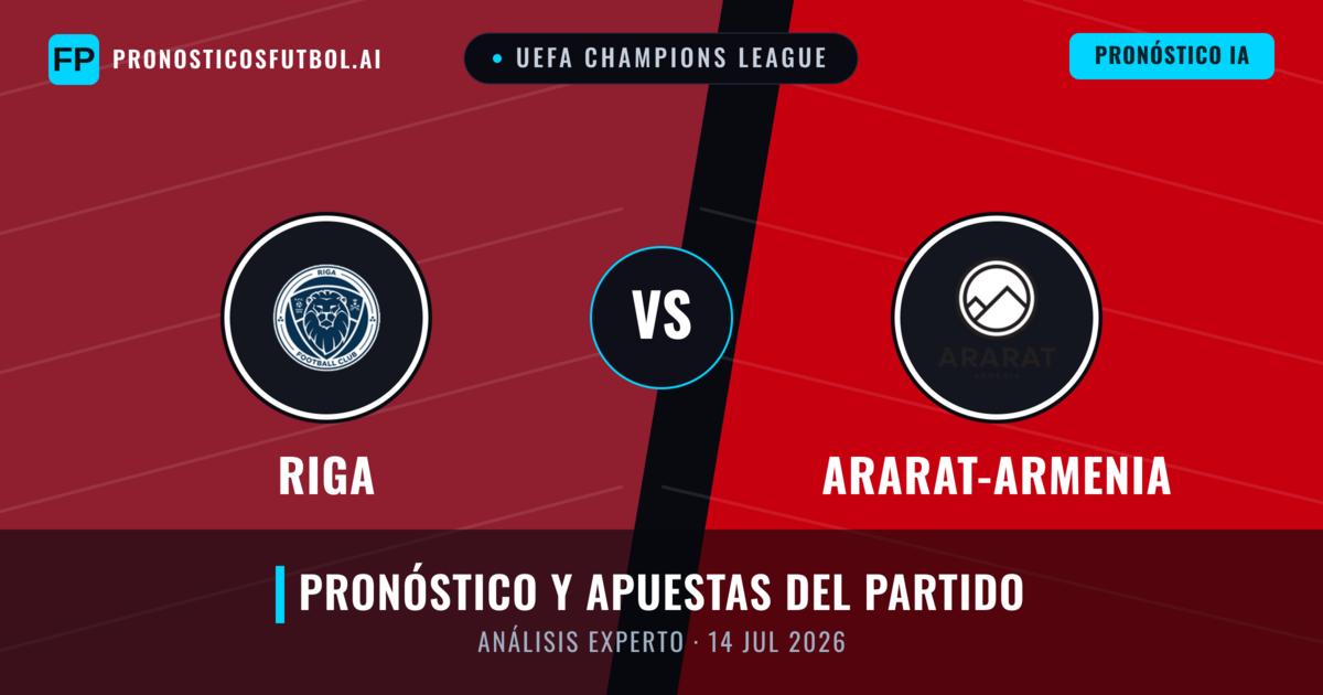 Riga vs Ararat-Armenia — pronóstico y previa del partido
