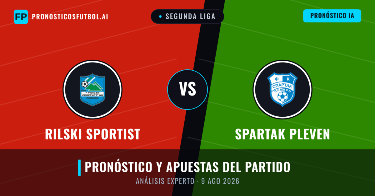 Rilski Sportist vs Spartak Pleven — pronóstico y previa del partido