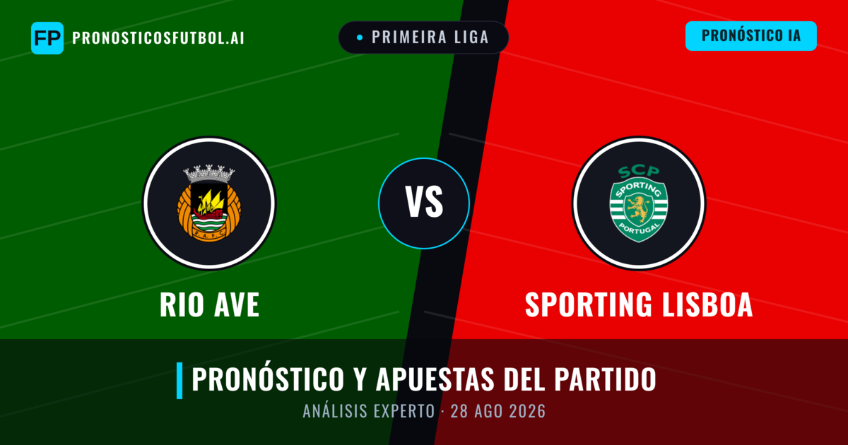Rio Ave vs Sporting Lisboa — pronóstico y previa del partido