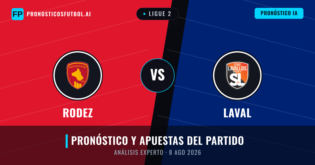 Rodez vs Laval — pronóstico y previa del partido