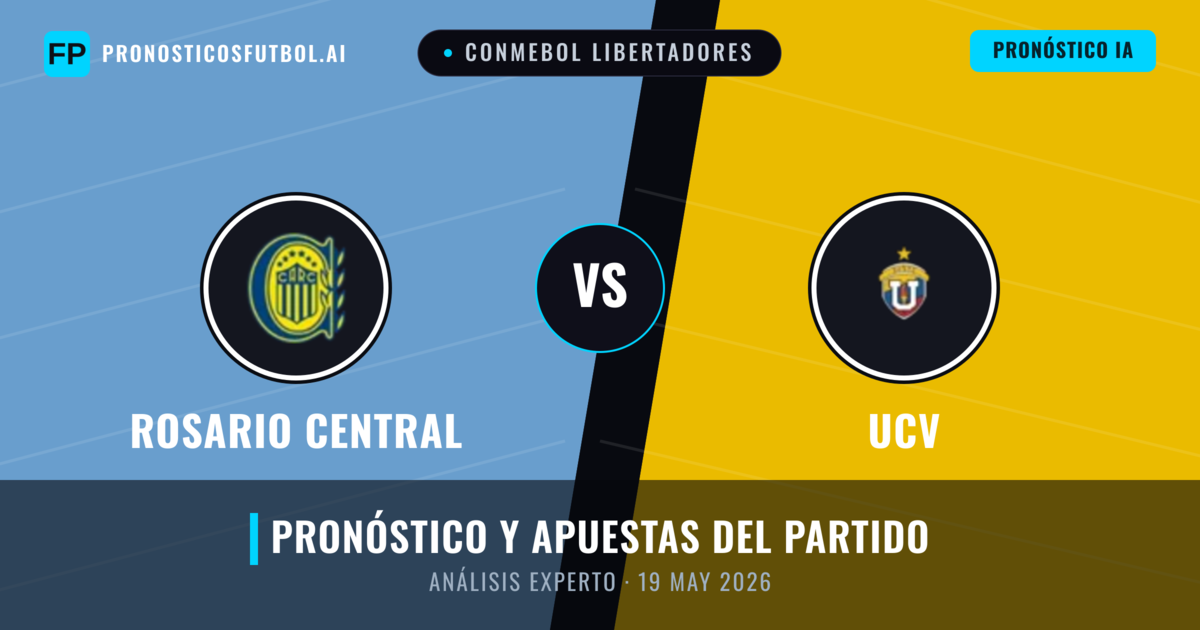 Rosario Central vs UCV — pronóstico y previa del partido