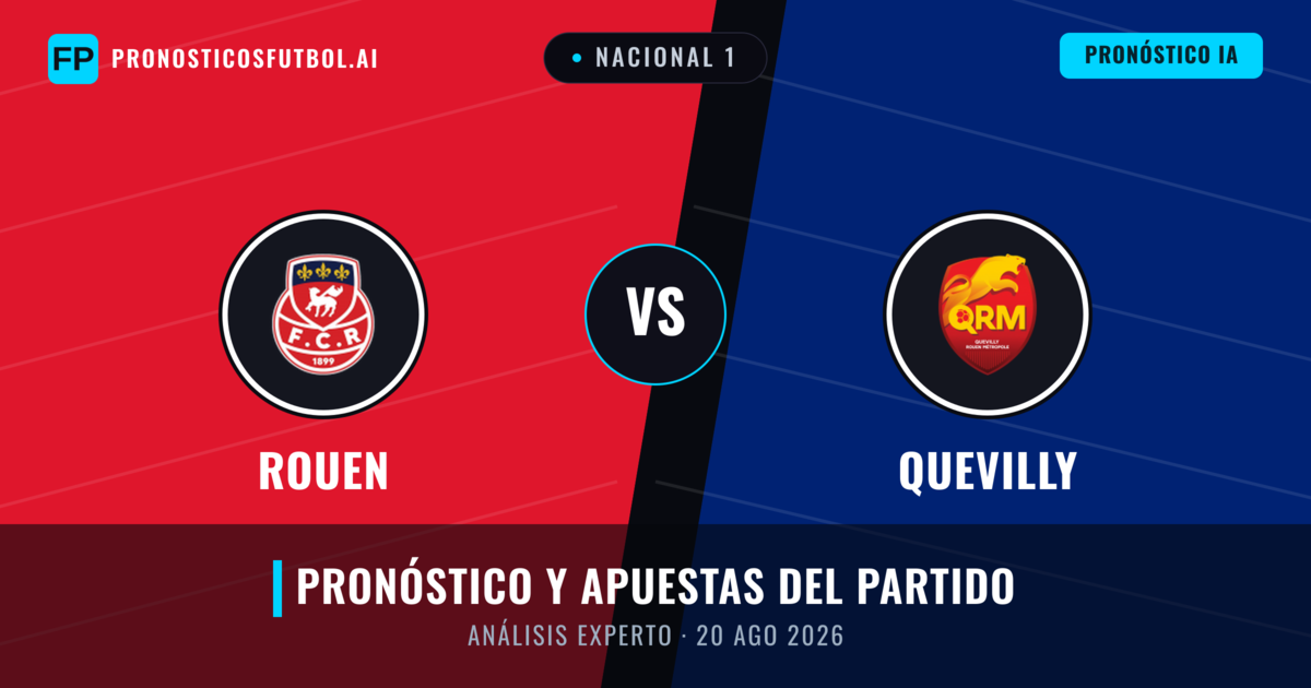 Rouen vs Quevilly — pronóstico y previa del partido