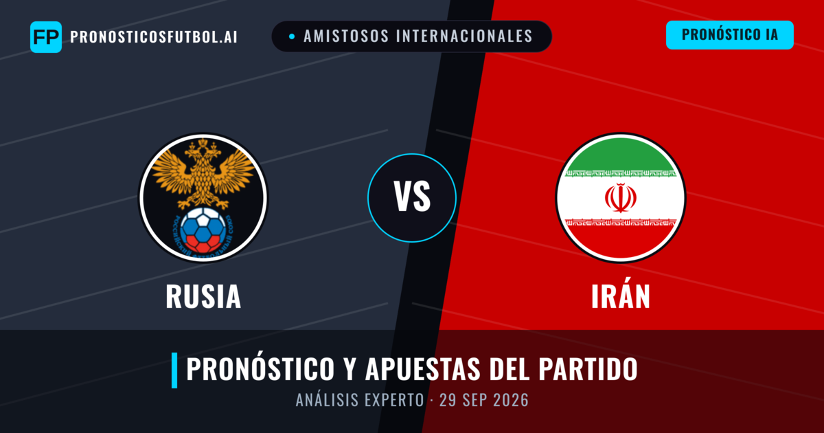 Rusia vs Irán — pronóstico y previa del partido