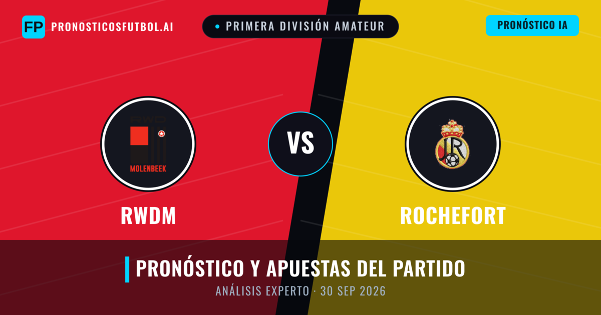 RWDM vs Rochefort — pronóstico y previa del partido