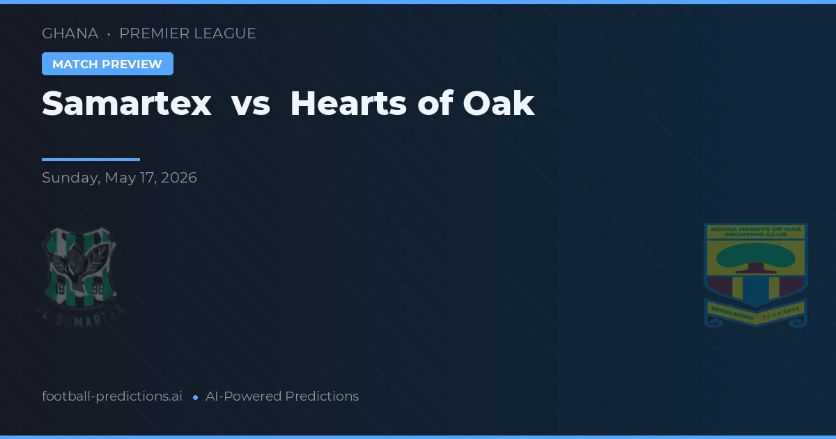 Samartex vs Corazones de Roble — pronóstico y previa del partido