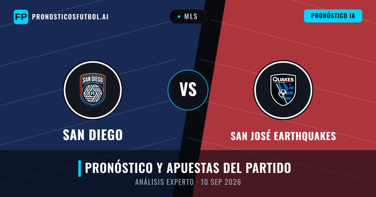 San Diego vs San José Earthquakes — pronóstico y previa del partido