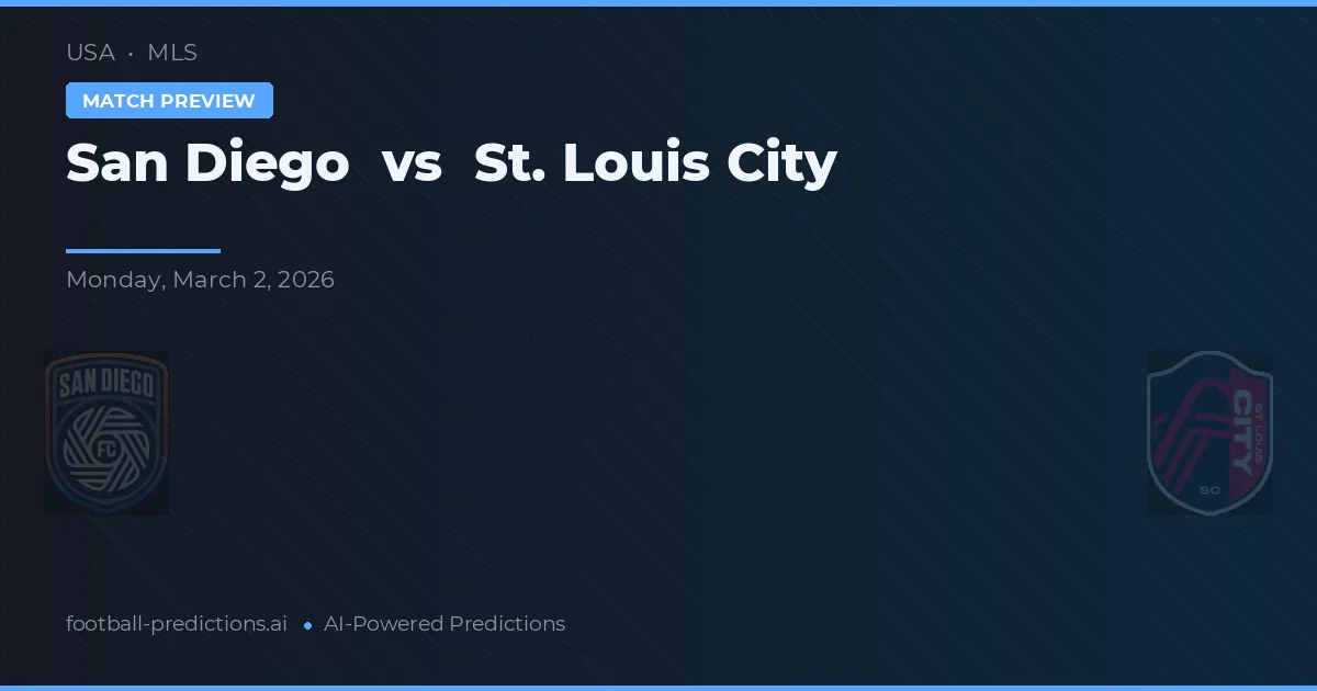 San Diego vs St. Louis City — pronóstico y previa del partido