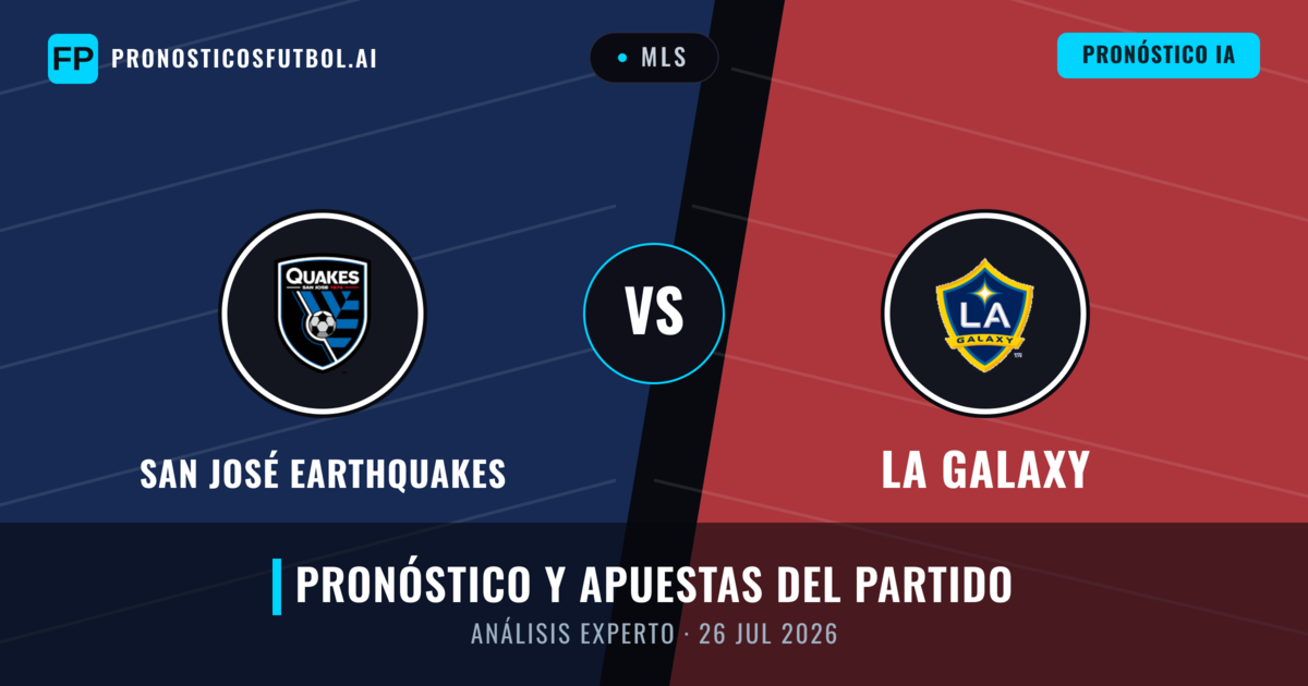 San José Earthquakes vs LA Galaxy — pronóstico y previa del partido