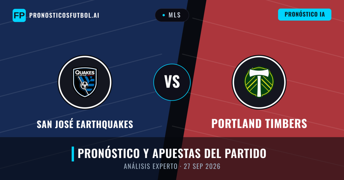 San José Earthquakes vs Portland Timbers — pronóstico y previa del partido
