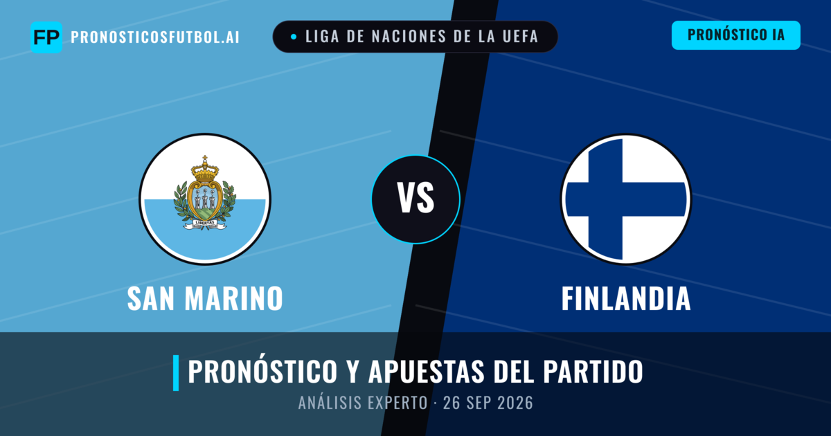 San Marino vs Finlandia — pronóstico y previa del partido