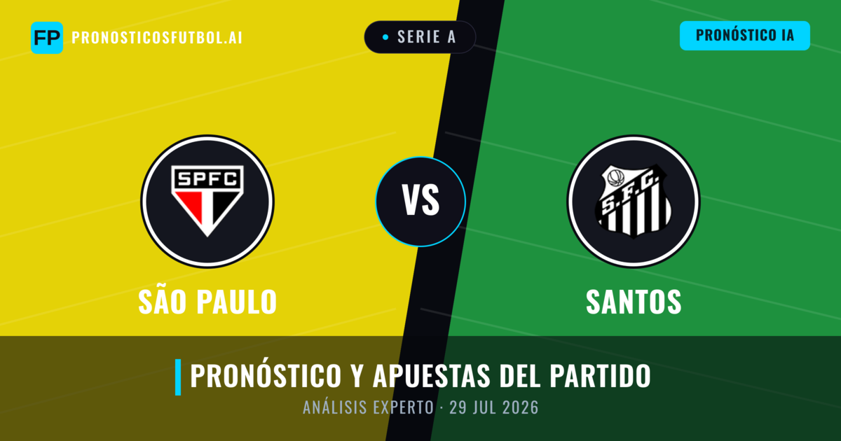 São Paulo vs Santos — pronóstico y previa del partido