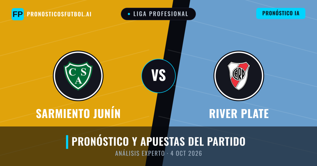 Sarmiento Junín vs River Plate — pronóstico y previa del partido