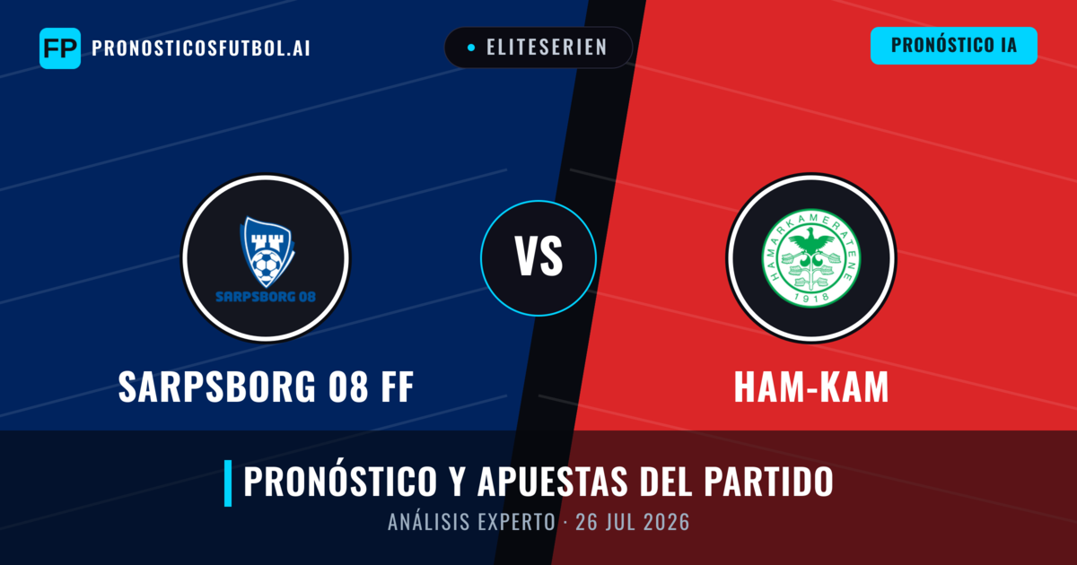 Sarpsborg 08 FF vs Ham-Kam — pronóstico y previa del partido