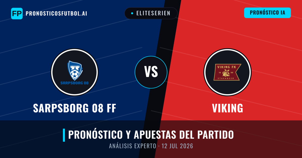 Sarpsborg 08 FF vs Viking — pronóstico y previa del partido