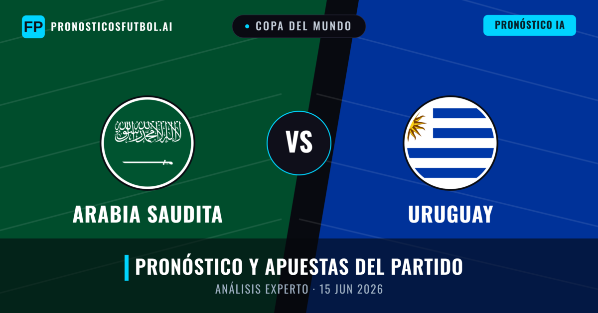 Arabia Saudita vs Uruguay — pronóstico y previa del partido