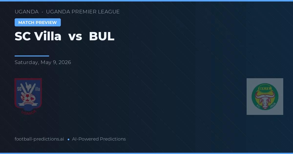 SC Villa vs BUL — pronóstico y previa del partido