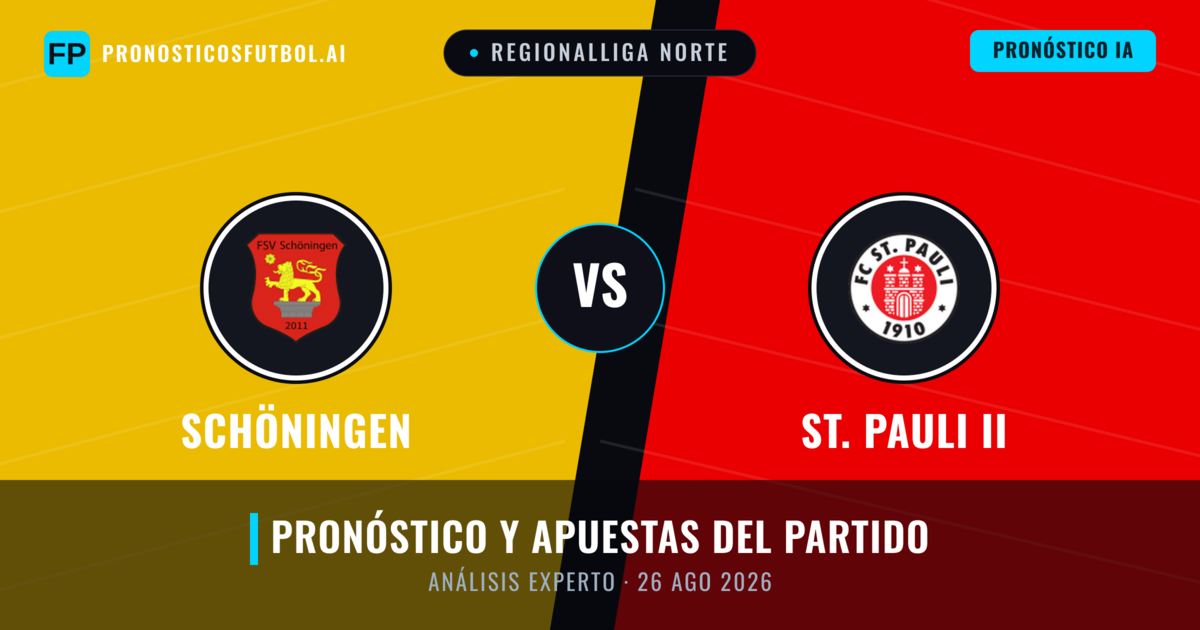 Schöningen vs St. Pauli II — pronóstico y previa del partido