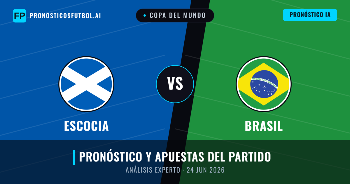 Escocia vs Brasil — pronóstico y previa del partido