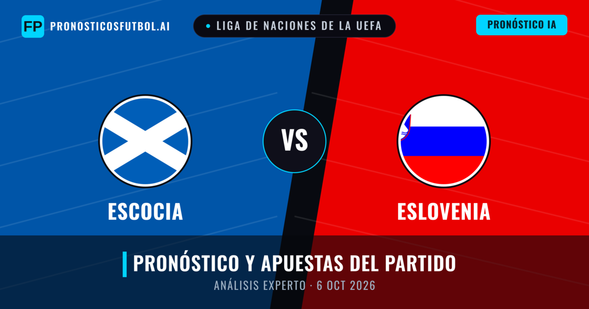 Escocia vs Eslovenia — pronóstico y previa del partido